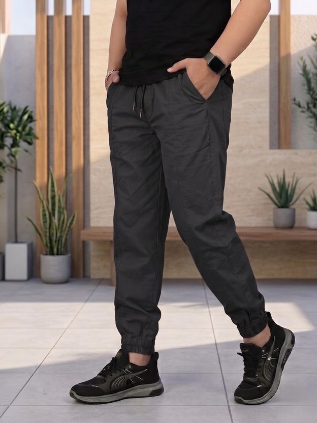 VENRBD Men Khaki Cotton Trousers Green - Image 6