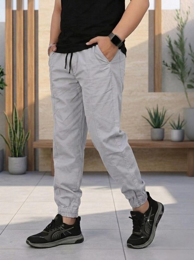 VENRBD Men Khaki Cotton Trousers Green - Image 9