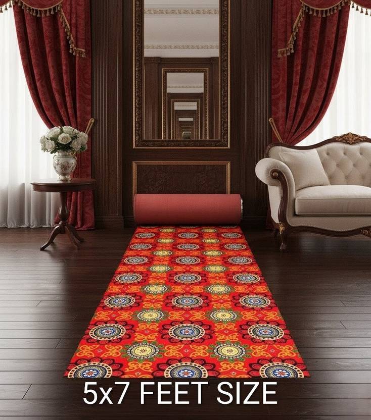 Acarpet 7 ft X 5 ft Synthetic Carpet