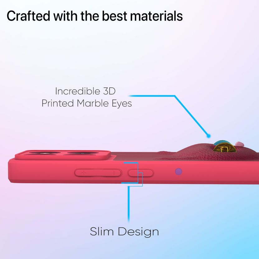 Pikkme Back Cover for Motorola Moto Edge 60 Pro 5G (Pink) - Image 3