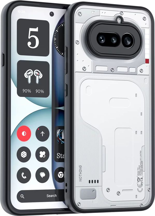 Enflamo Back Cover for Nothing Phone (4a) Black - Image 1
