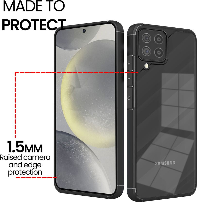 gadvik Back Cover for Samsung Galaxy A12 Black - Image 4