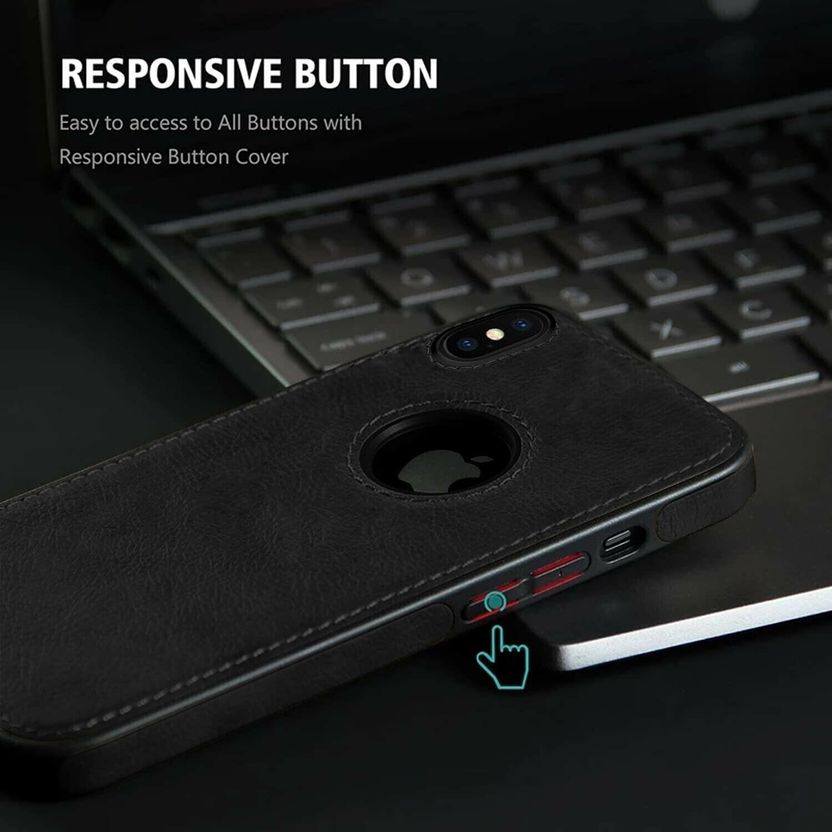 Bonqo iPhone X Black Back Cover - Image 4