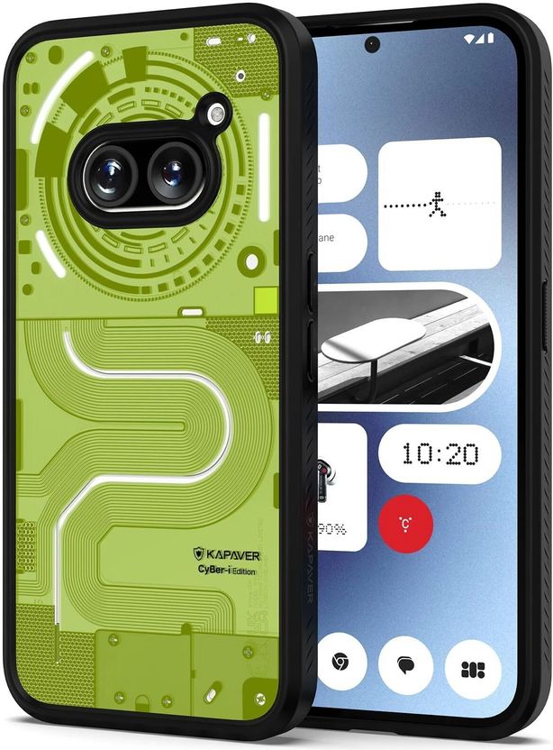 Kapaver Back Cover for Nothing Phone 2a 5G, Grey - Image 9