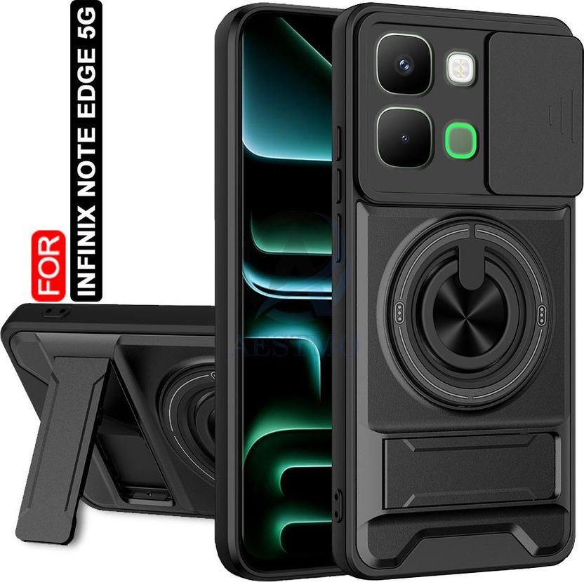 AESTMO Back Cover for Infinix Note Edge 5G Black - Image 1