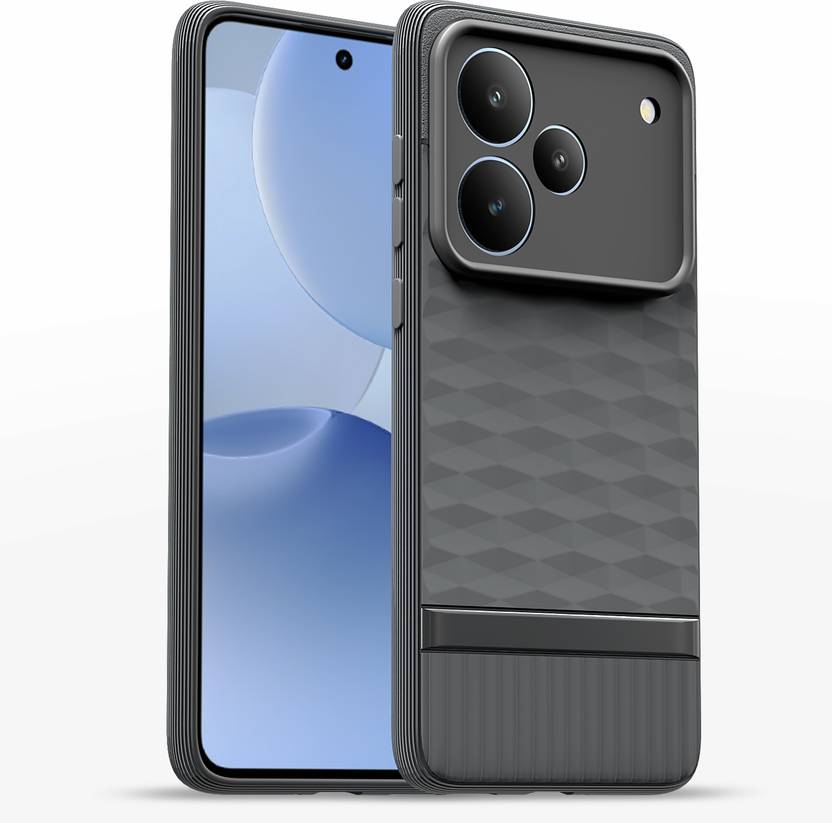 Pikkme Back Cover for Realme P4 5G Grey, Grip Case, Pack of: 1