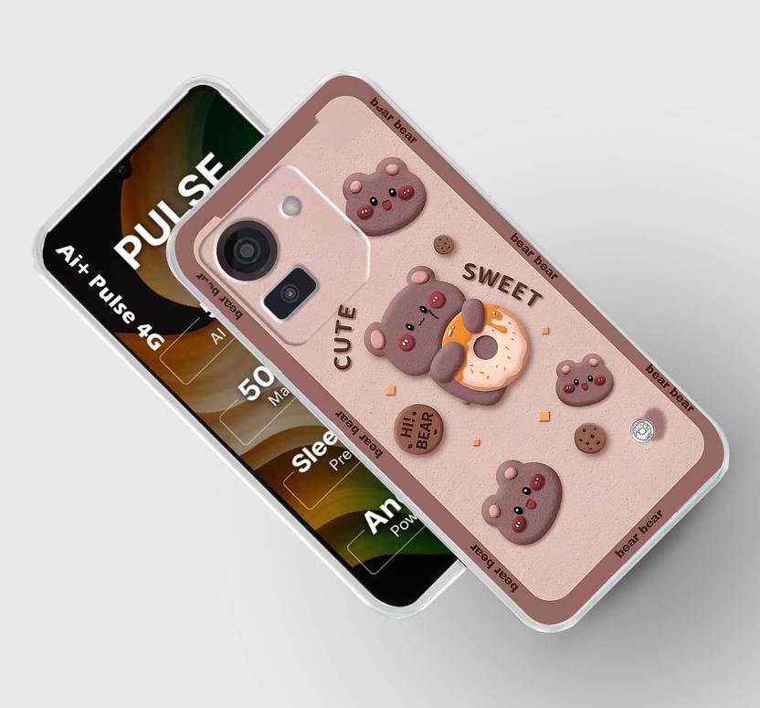 Artage Back Cover for AI+ Pulse 4G, AI Plus Pulse 4G