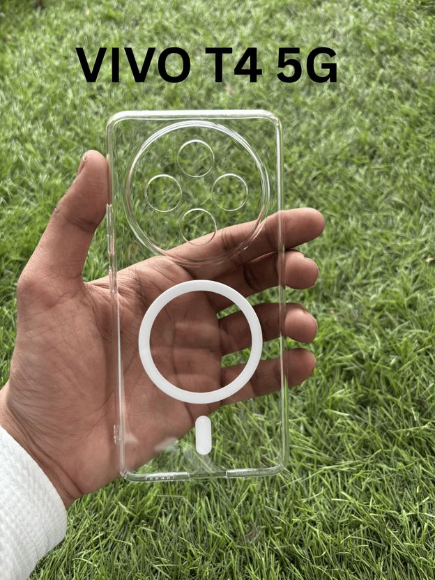FONKR Back Cover for VIVO T4, Magnetic Transparent Case - Image 1