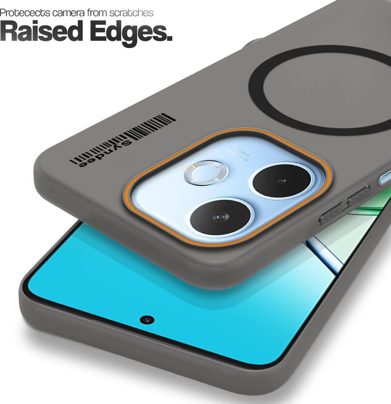 Mr. Case Back Cover for Oppo A5 Pro 5G (Black, Magnetic Case, Pol...more - Image 5