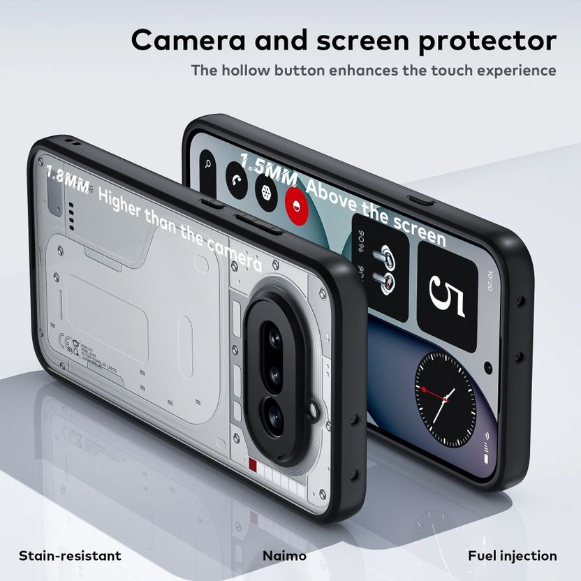 Enflamo Back Cover for Nothing Phone (4a) Black - Image 3