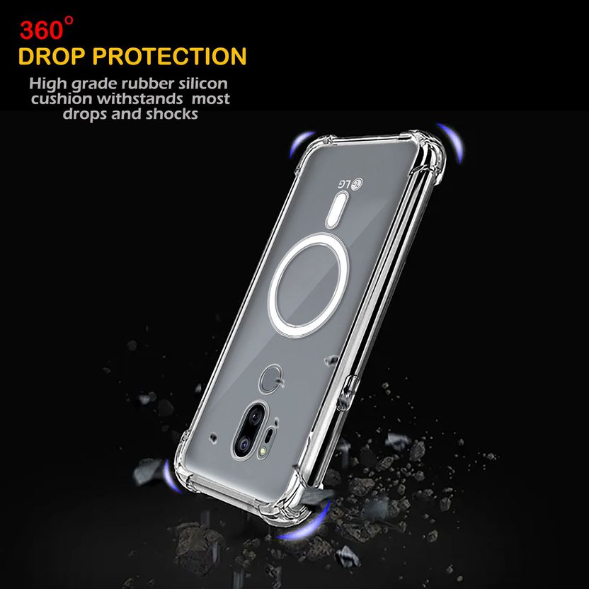 Plus Back Cover for LG G7 ThinQ (Transparent, MagSafe) - Image 3