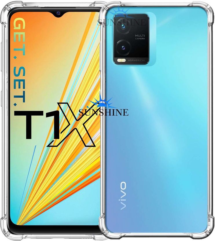 coverplay Back Cover for Vivo T1X (Transparent, Flexible, Silicon) - Image 6