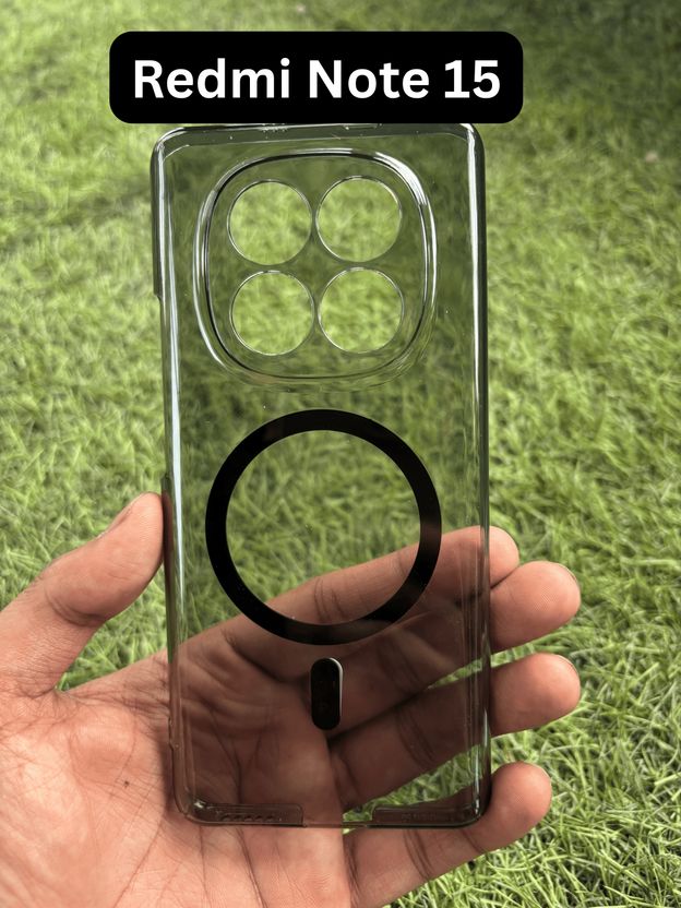 FONKR Anti Yellow Back Cover for Redmi Note 15, Crystal Hard Case...more - Image 1