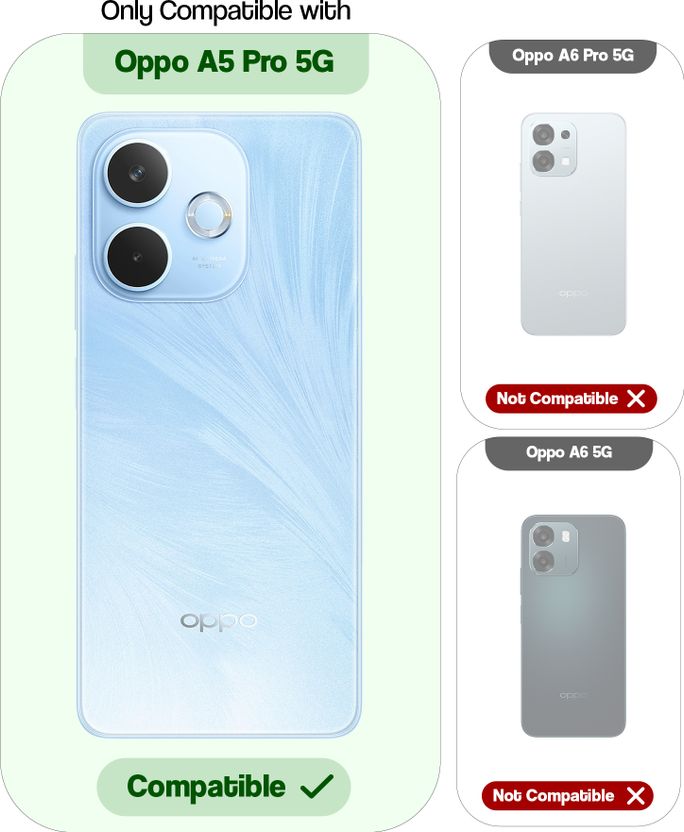 Mr. Case Back Cover for Oppo A5 Pro 5G (Black, Magnetic Case, Pol...more - Image 3