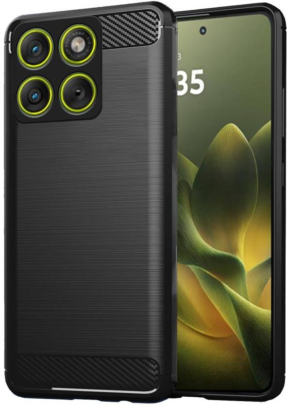 Binatge Back Cover for MOTOROLA Moto Edge 70 |Soft Micro fiber Coating |Armor Hybrid Case