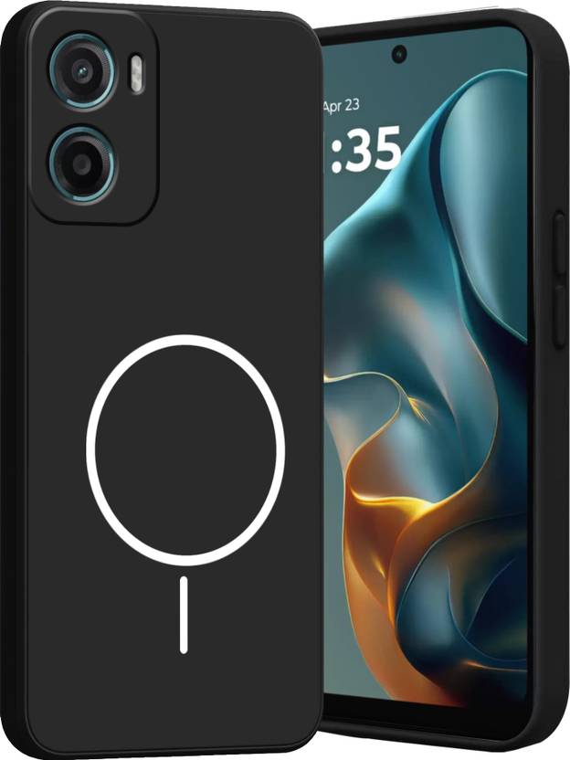 Ascensify Back Cover for Motorola Moto G05 Soft Silicone, Flexible, Slim Case with Printed Ring Design