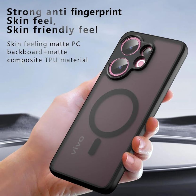 SMARTACCESSS Back Cover for VIVO V60, T4 Pro 5G (Black) - Image 2