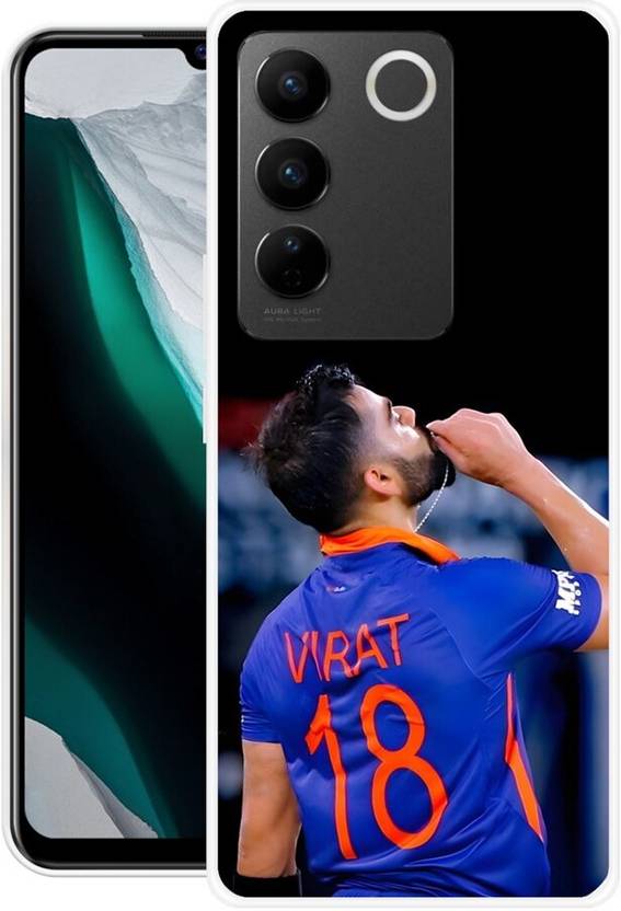 INTELLIZE Back Cover for Vivo V27 Pro 5G VIRAT, KOHLI, INDIA, CRICKET