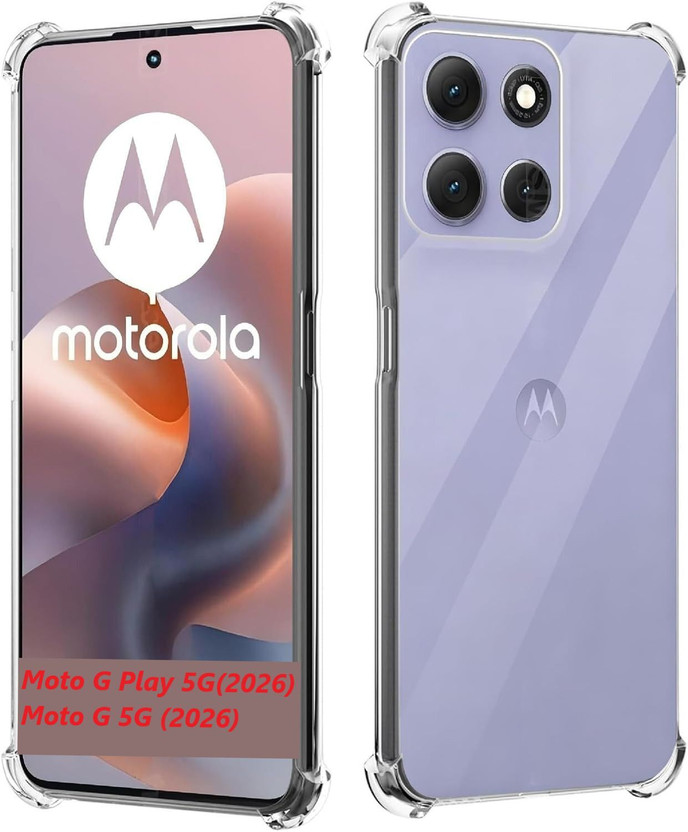 easoncase Back Cover for Motorola Moto G Play (2026), Motorola Moto G 5G (2026) Bumper Silicon Transparent Case