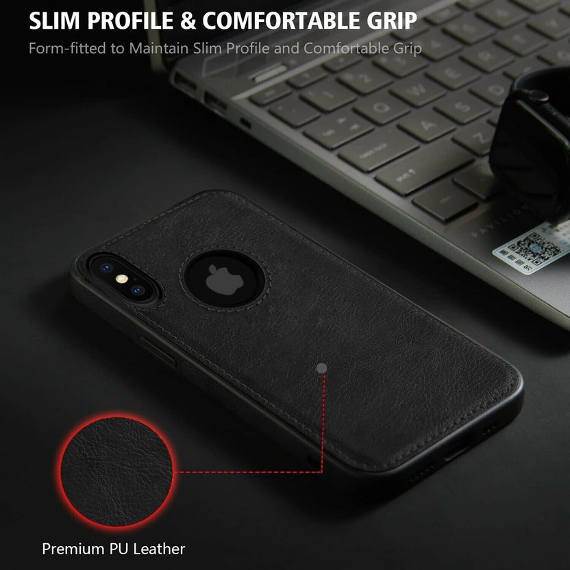 Bonqo iPhone X Black Back Cover - Image 2