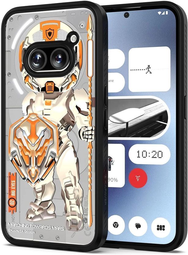Kapaver Back Cover for Nothing Phone 2a 5G, Grey - Image 6