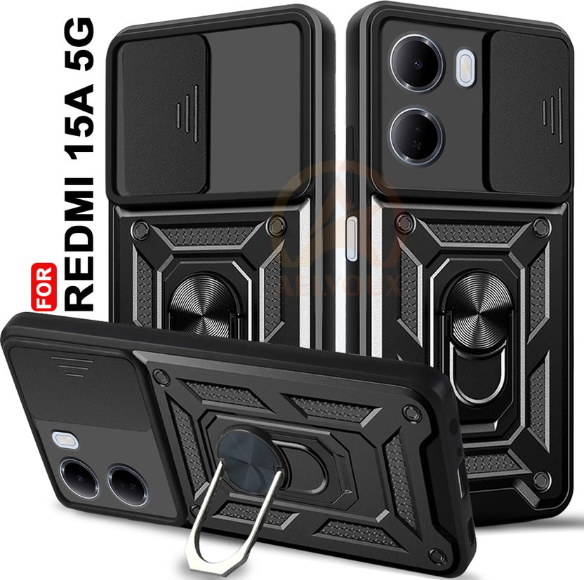 AESTMO Back Cover for Redmi 15A 5G Black - Image 8