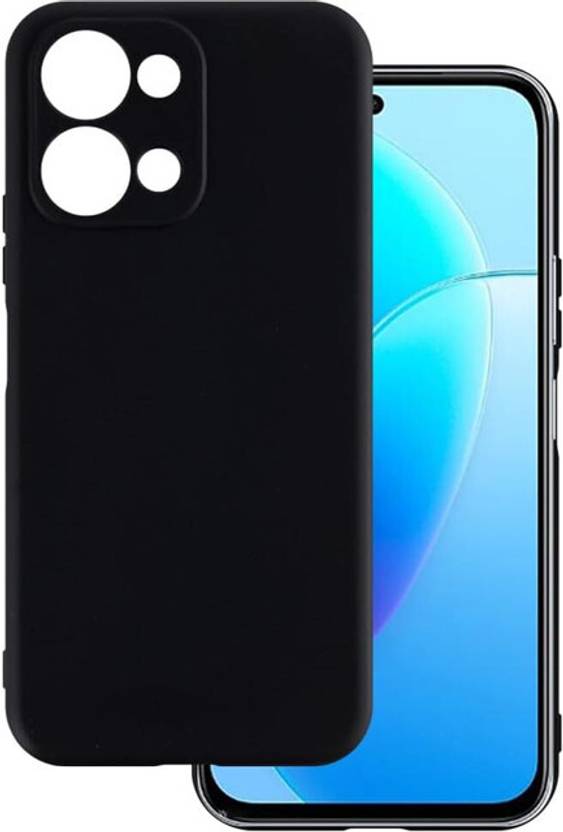 Oldcrew Back Cover for iQOO Z11x/T5x Bumper Silicon Black Case