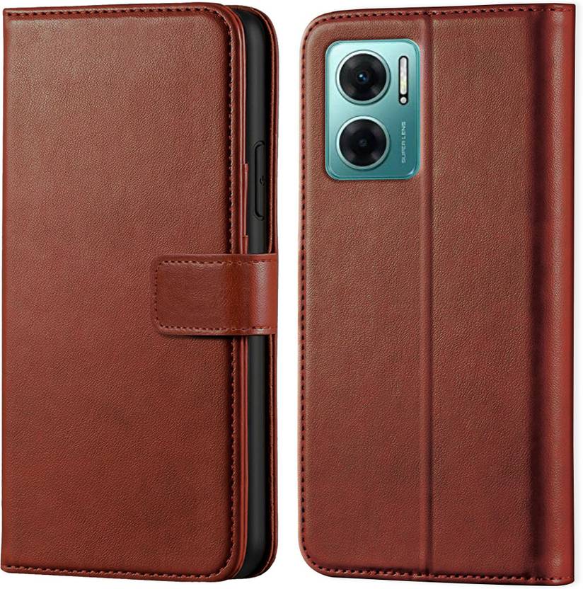 Ascensify Back Cover for Redmi 11 Prime 5G Vintage Flip Wallet Back Case Cover [Artitifial Leather]