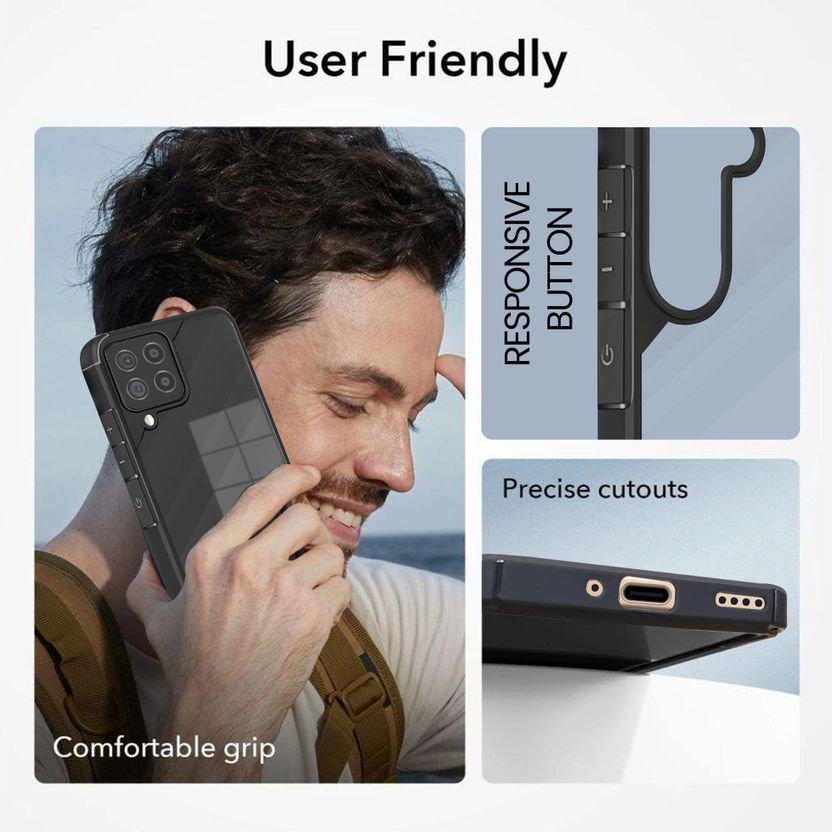 gadvik Back Cover for Samsung Galaxy A12 Black - Image 5