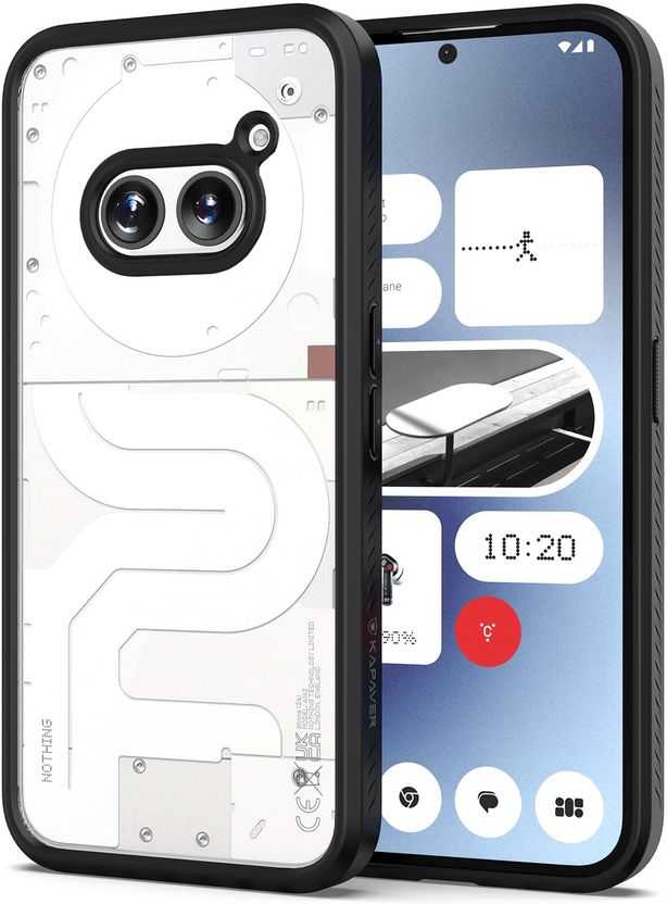 Kapaver Back Cover for Nothing Phone 2a 5G, Grey - Image 7