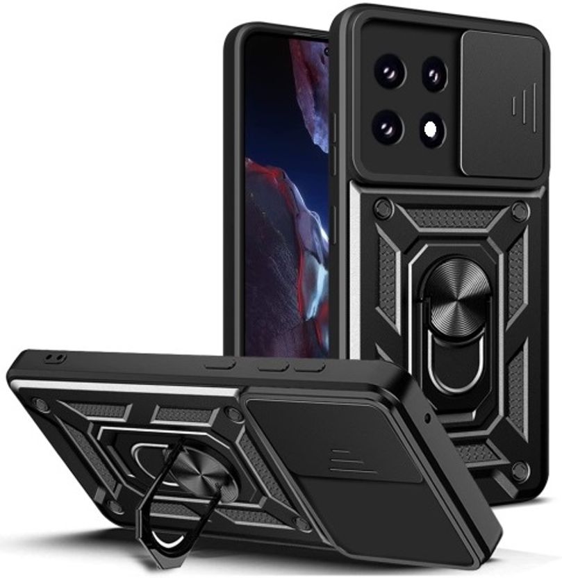 KrKis Back Cover for Poco X6 Pro 5G Black - Image 1
