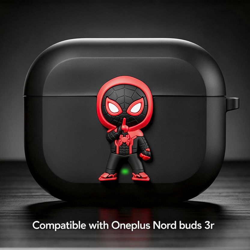 Kapture Protective Case for OnePlus Nord Buds 3r, Black - Image 2
