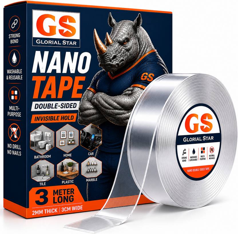 Glorial star Double Sided Tape 3 m Double-sided Tape