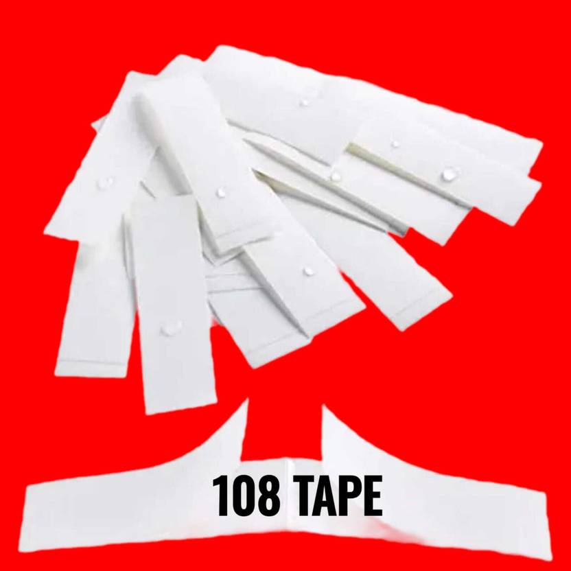 FlyTouch For Clothing And Body Transparent Strong Adhesive Premium Double Sided Face Transparent Clear Tape Strips Body Fashion Women Fearless Double Sided Apparel Clothing Tape CF (Manual)