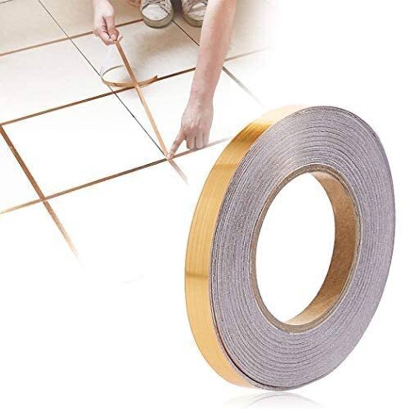 CARTSPACE Single Sided marble decorative sticker and Tile gap sealing tape Manual Floor Decorative Tape (Manual)