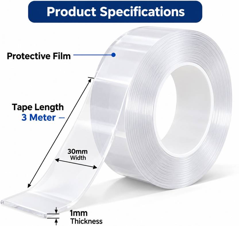 Officees Double Manual Double Sided Tape (Manual)