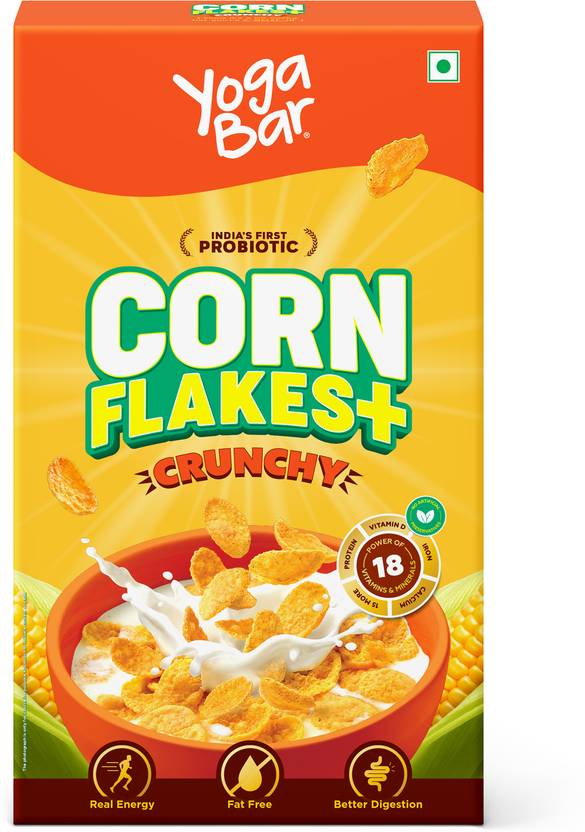 Yogabar Cornflakes Original Healthy Crunchy Breakfast cereals with
