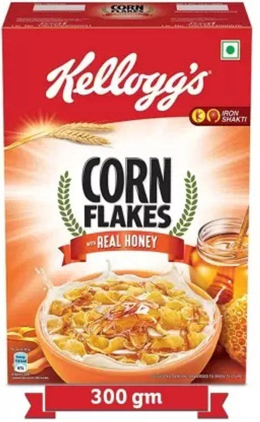 Kellogg's by kel55 Corn Flakes Real Honey Box