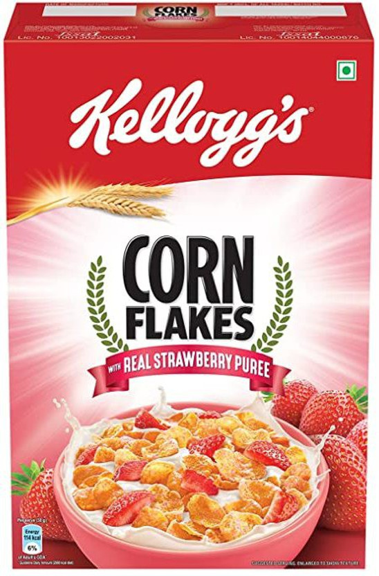 Kellogg's corn flakes strawberry Box