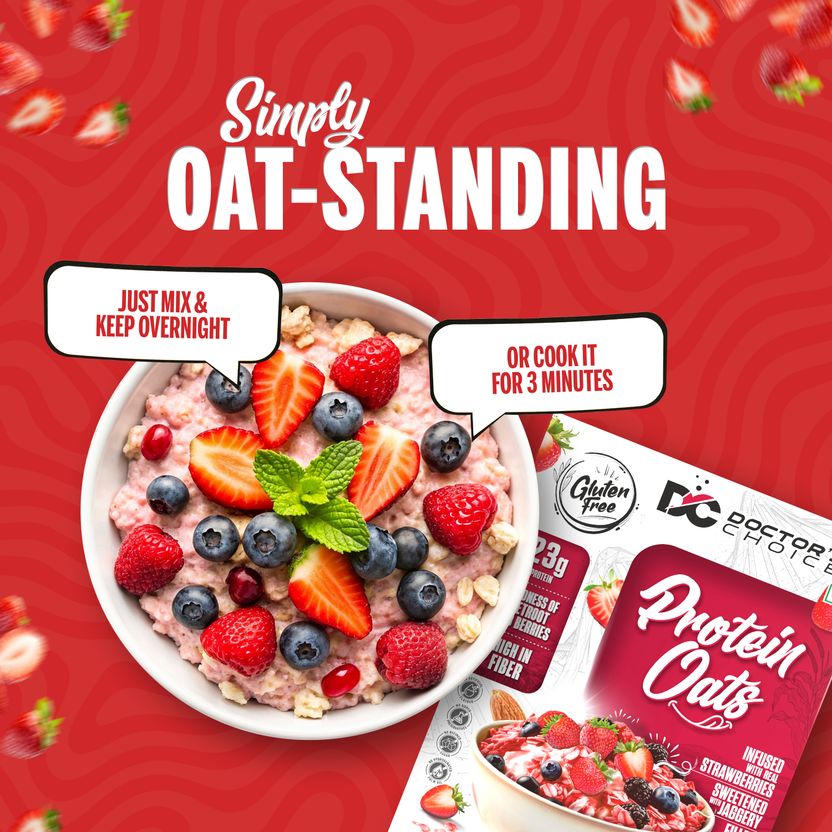 DOCTOR'S Strawberry High Protein Oats 23g - Image 5