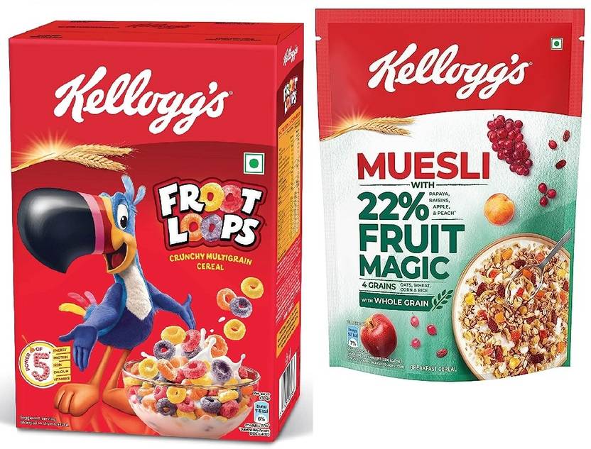 Kellogg's by NA FROOT LOOPS & MUESLI FRUIT MAGIC Pouch Price in India