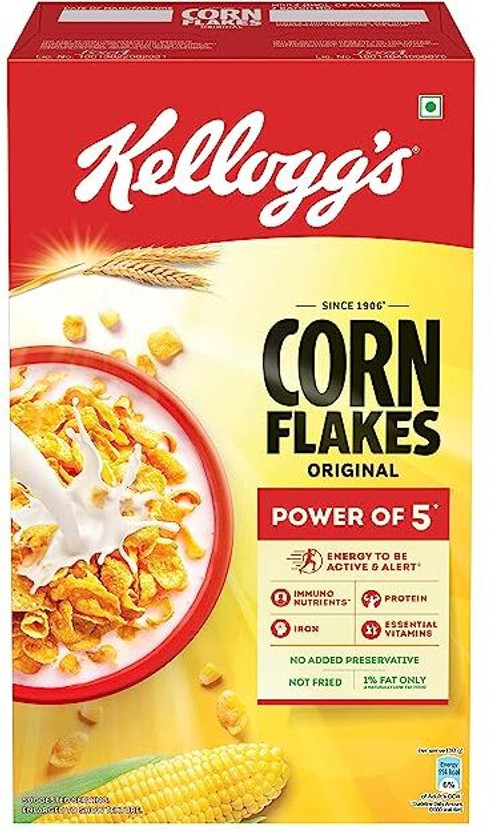 Kellogg's by NA Corn Flakes Box