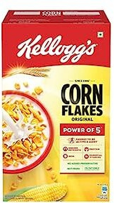 Kellogg's by NA CORN FLAKES Breakfast Cereal Box