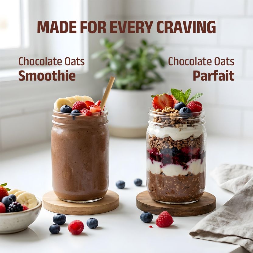 Pintola 26g High Protein Oats, Dark Chocolate - Image 7