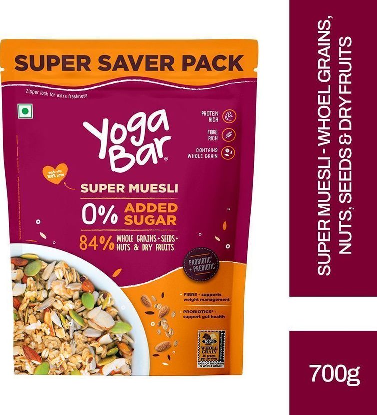 Yogabar Muesli 700g No Added Sugar - Image 2