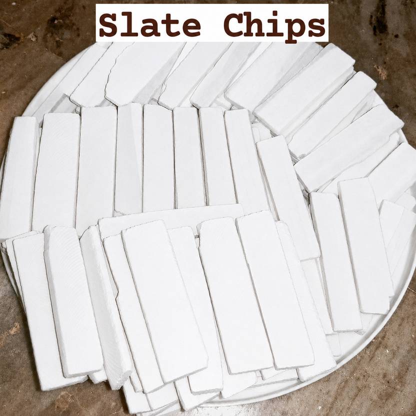 womens love slate 1KG WHITE CHIPS Slate Pencil WHITE CHIPS SLATE PENCIL