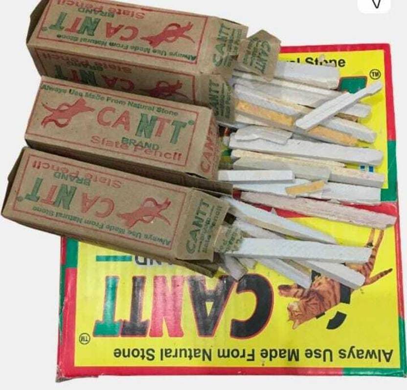 Brightyy Brightly slate pencil chalks for board or eating purposes(35 sticks) BILLIARDS SLATE BARTI