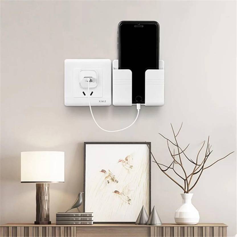 DIVINEHUB Wall Mobile Phone Holder Universal Cellphone Hanging Stand Charging pack of 4 Charging Pad