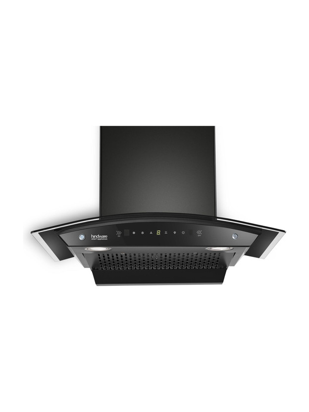 Click to enlarge Hindware Smart Appliances Sancia 75 1200 CMH 75 cm | Curved Glass | Filterless | Touch Control | Motion Sensor | 5 Years Motor Warranty | Energy Efficient LED Light | Powerful Suction | Auto Clean Chimney Price in India - Buy Hindware Smart Appliance