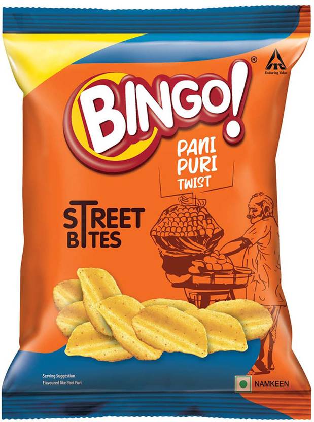 Bingo Street Bites Pani Puri Twist Chips Price in India Buy Bingo